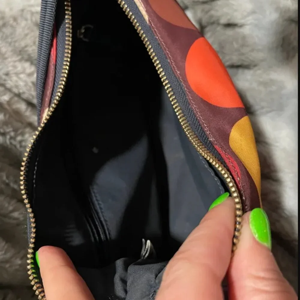 Kate Spade New York Multicolor Dot Print Nylon Shoulder Bag - Picture 3 of 7